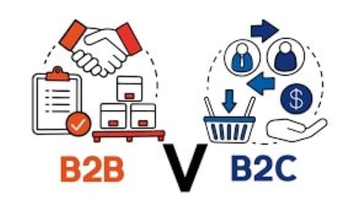 تفاوت بازاریابی b2b و b2c 