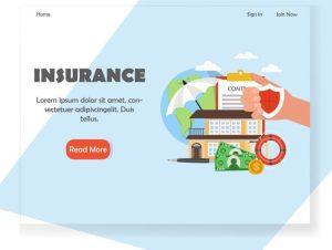 تصویر طراحی سایت بیمه